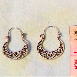 Sterling Silver Hoops